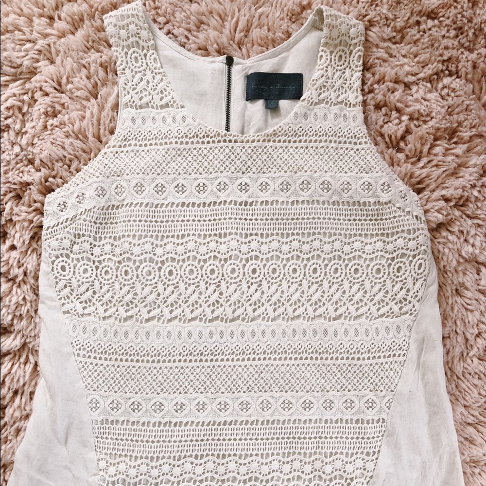 Embroidered tank top